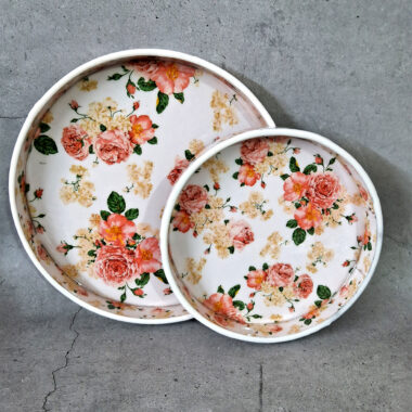 Handicraft Round Wooden Trays