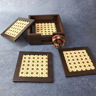 Designer Wooden Coaster Set of 6